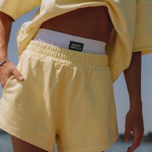 Yellow  daily drills Women's Shorts